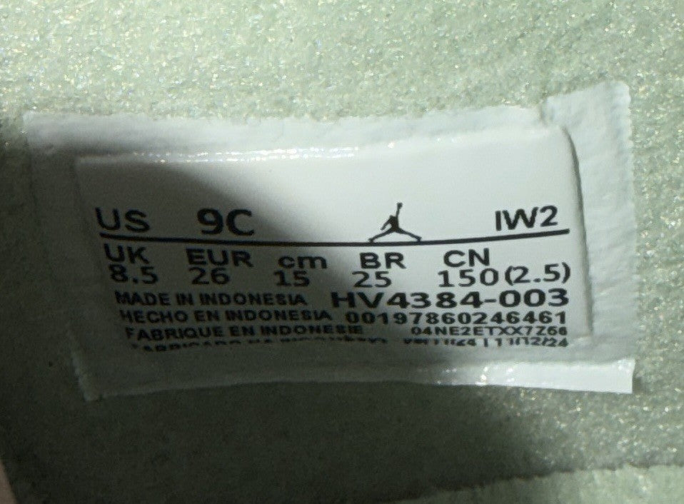 Baby/Toddler's Air Jordan Retro 4 “Seafoam Sail” HV4384-003 Size 9C Pre-Owned - Sole Essentials