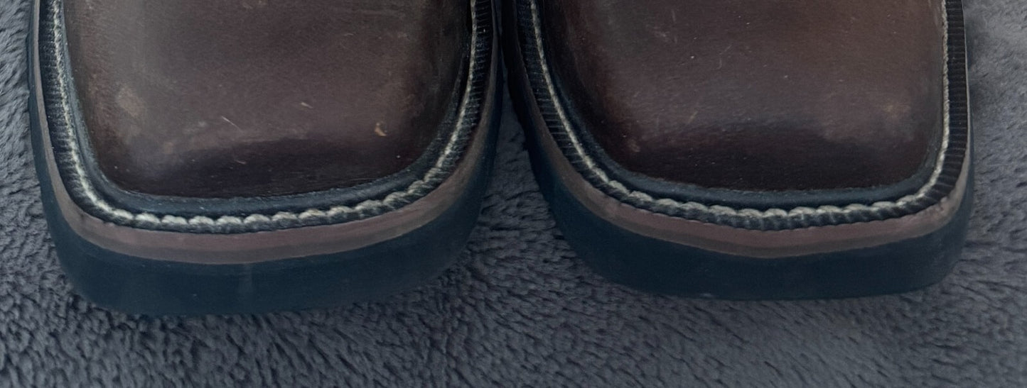 Justin Boots Soft Toe Workboots Mens Size 12 Excellent Condition - Sole Essentials