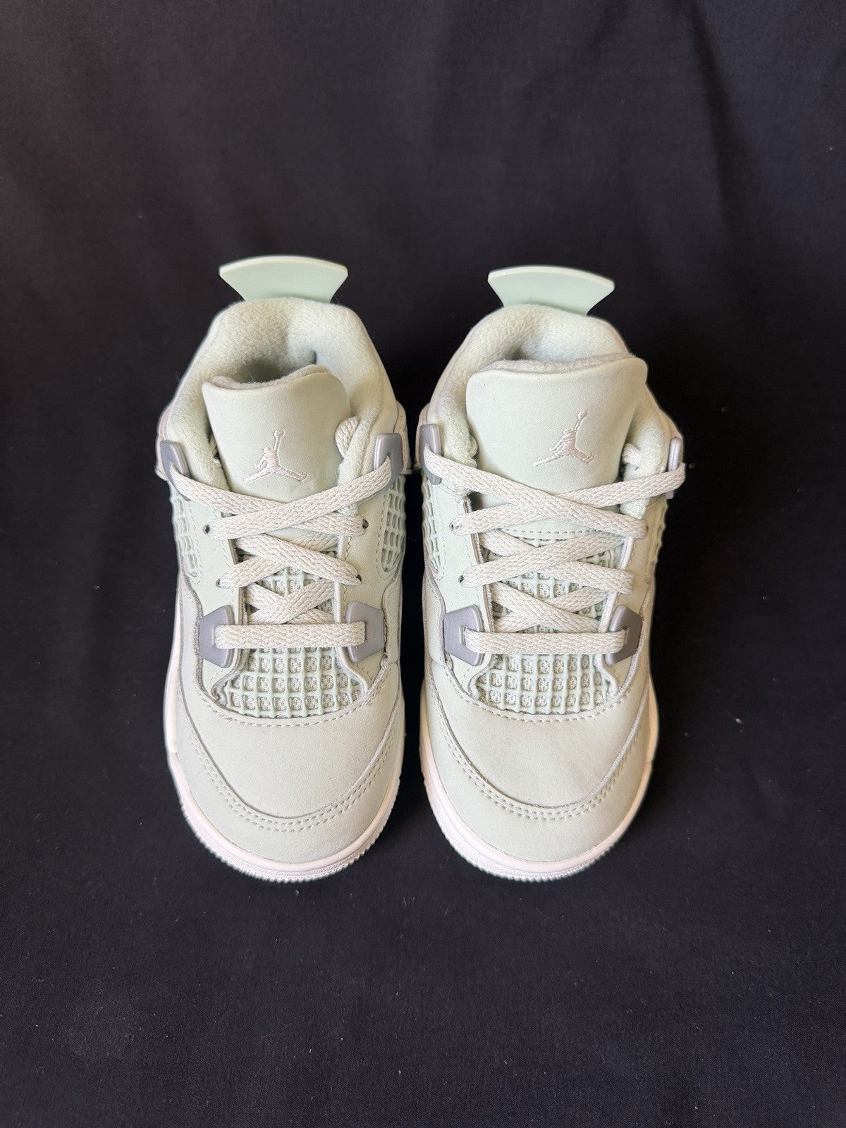 Baby/Toddler's Air Jordan Retro 4 “Seafoam Sail” HV4384-003 Size 9C Pre-Owned - Sole Essentials