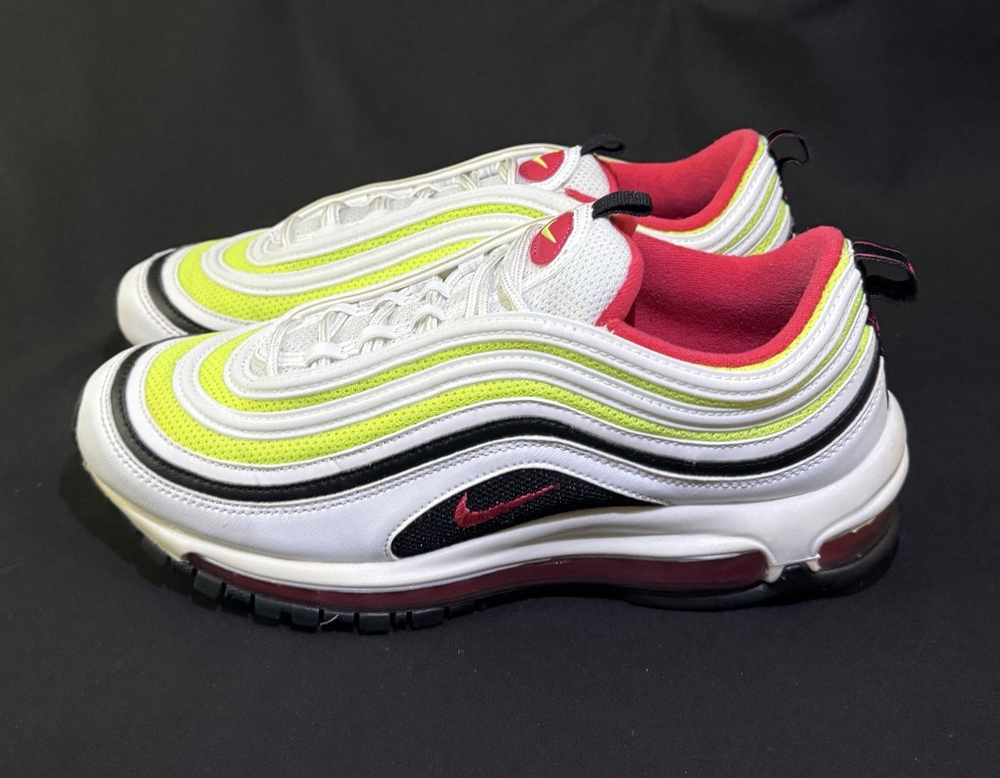 Nike Air Max 97 Volt Pink Men’s Size 8 CI9071-100 Clean/Pre-Owned No Box - Sole Essentials