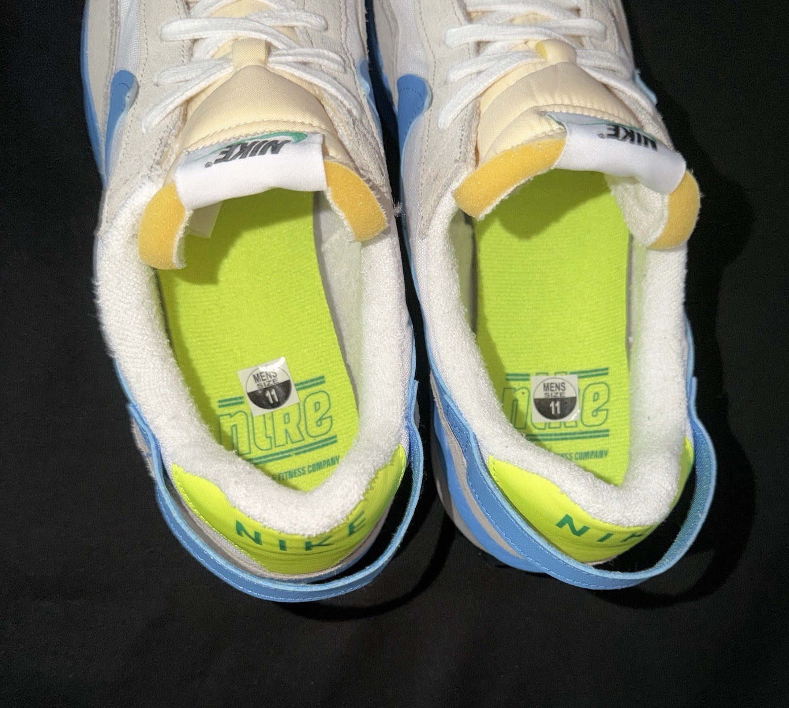 Nike Waffle Debut SE “Summit White / University Blue / Volt” – Men’s Size 11 - Sole Essentials