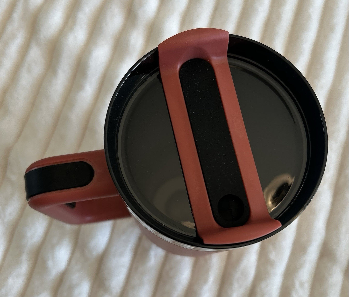 40oz Tumbler & Straw Lid Stainless Steel Vacuum Insulated Travel Mug Red Rust - Sole Essentials