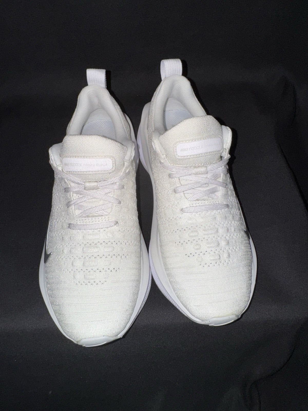 Nike Women's ReactX Infinity Run 4 White Metallic Silver Size 6.5 - Sole Essentials