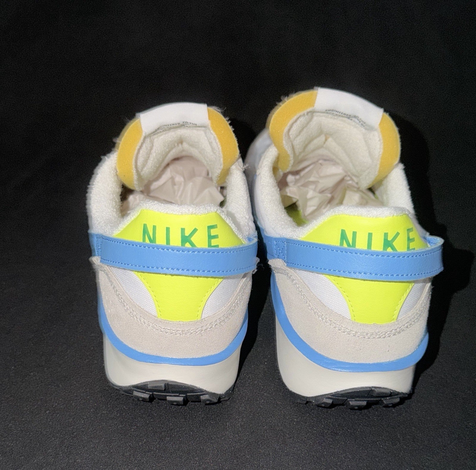 Nike Waffle Debut SE “Summit White / University Blue / Volt” – Men’s Size 11 - Sole Essentials