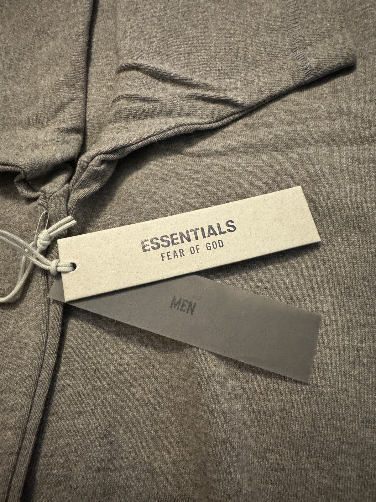 FEAR OF GOD ESSENTIALS HEAVY S/S TEE - HEATHER WOOD SIZE XL MEN’S NWT - Sole Essentials