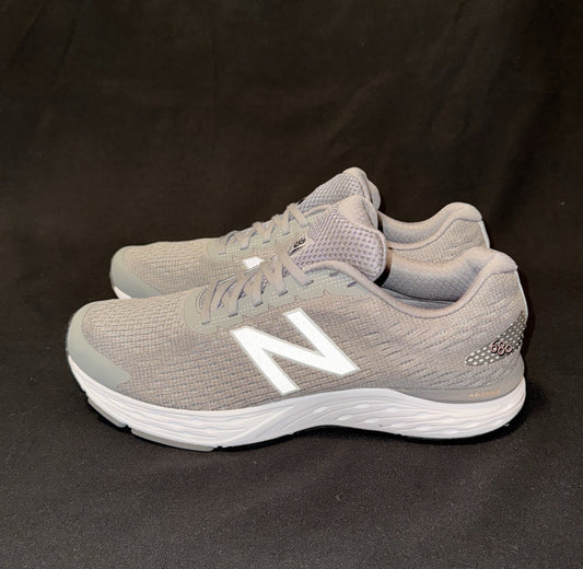 New Balance 680v6 Women’s Running Shoes Grey/White Size 12. Pre-owned No Box - Sole Essentials