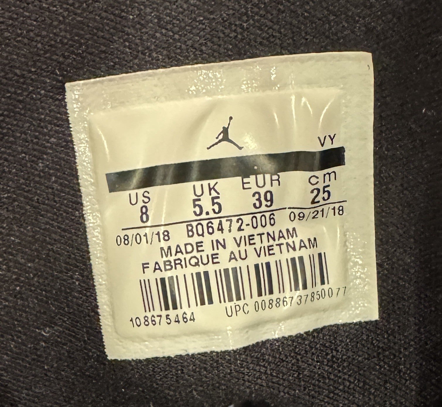 Jordan 1 Mid Black Hot Punch Women’s Size 8 Pre-owned BQ6472-006 - Sole Essentials