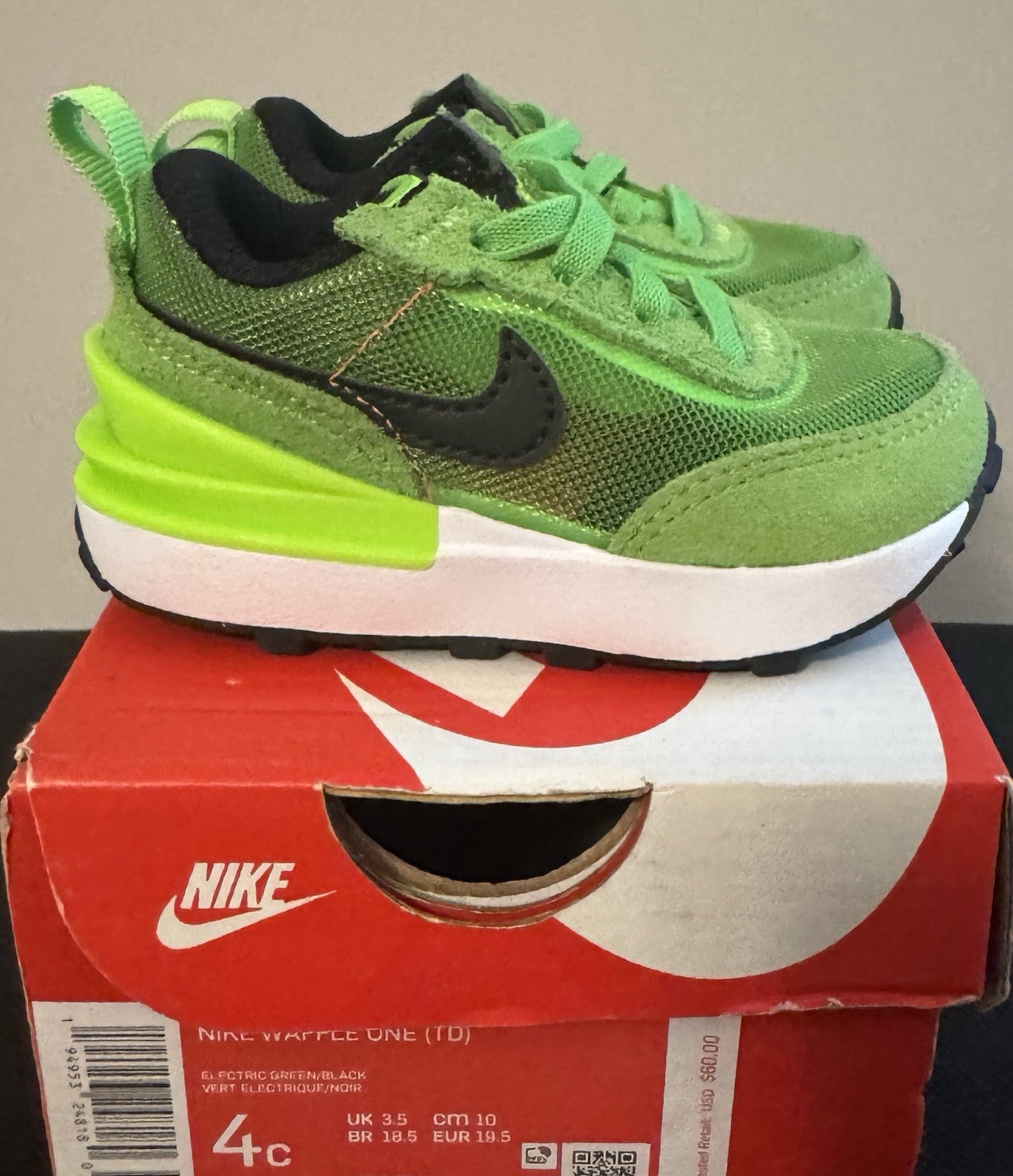 Nike Waffle One TD Size 4C Brand New In Box - Sole Essentials