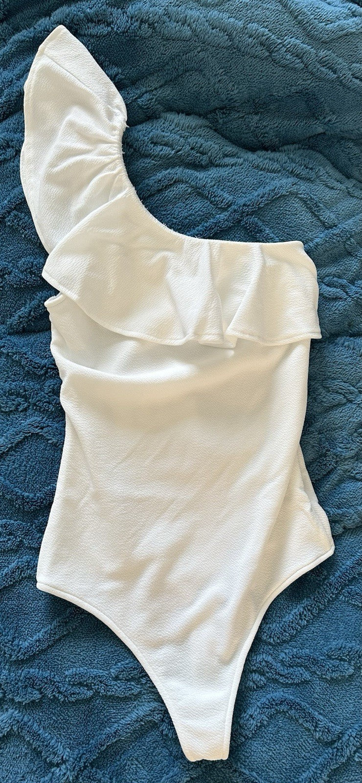 Show Me Your Mumu Ruffle Bodysuit Size Small - Sole Essentials