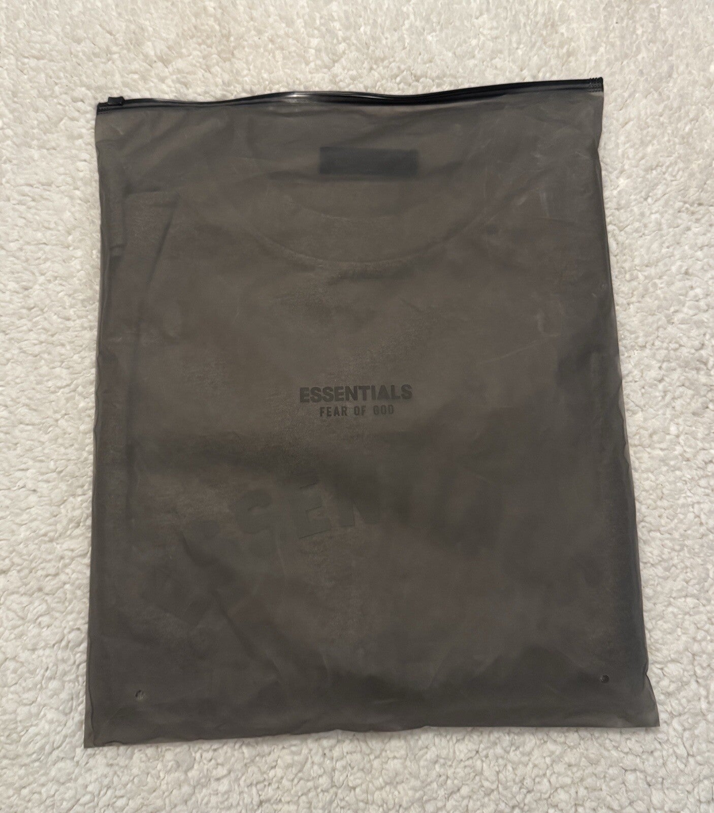 FEAR OF GOD ESSENTIALS HEAVY S/S TEE - HEATHER WOOD SIZE XL MEN’S NWT - Sole Essentials