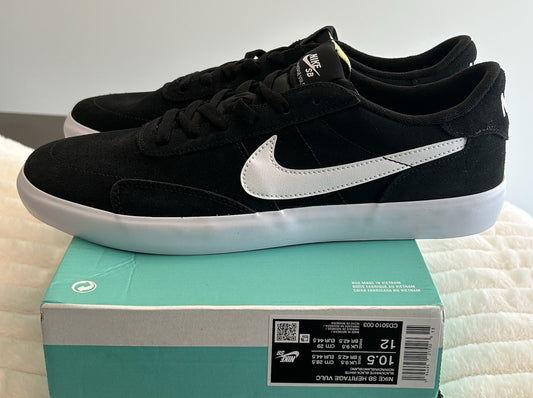 Men's Nike SB Heritage Vulc Sneakers - White / Black - Sole Essentials