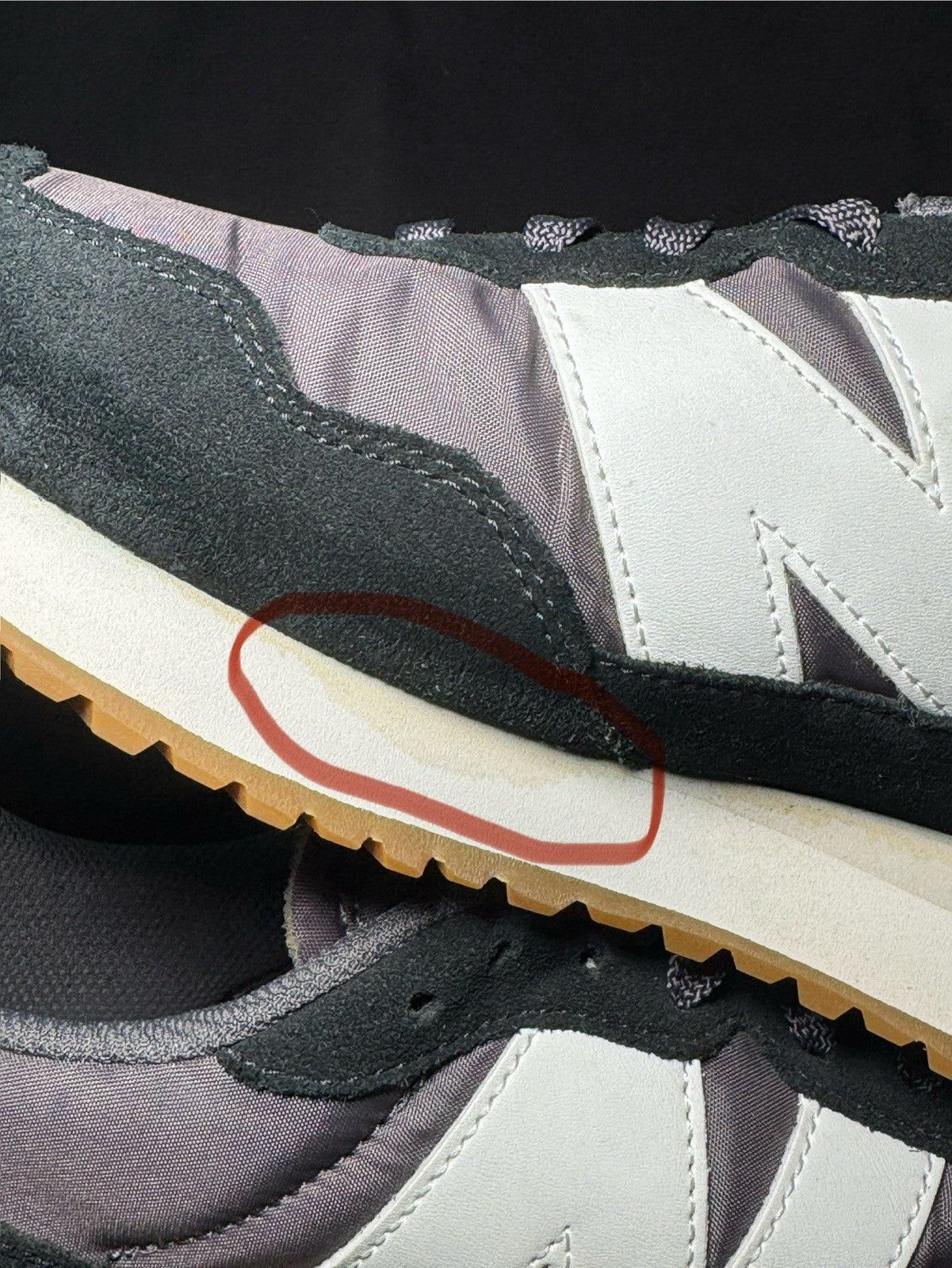 New Balance 237 Black Magnet Sea Salt Womens Size 11 WS237NB  Pre-owned - Sole Essentials