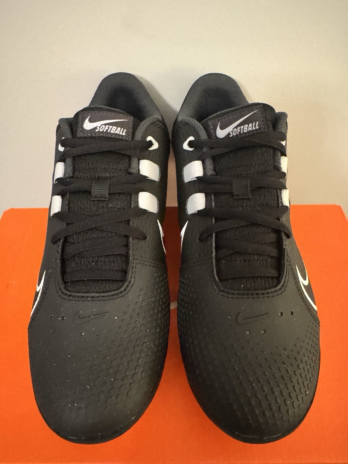 Nike Hyperdiamond 4 Pro Softball Cleats Women’s Size 9 Black White NEW - Sole Essentials