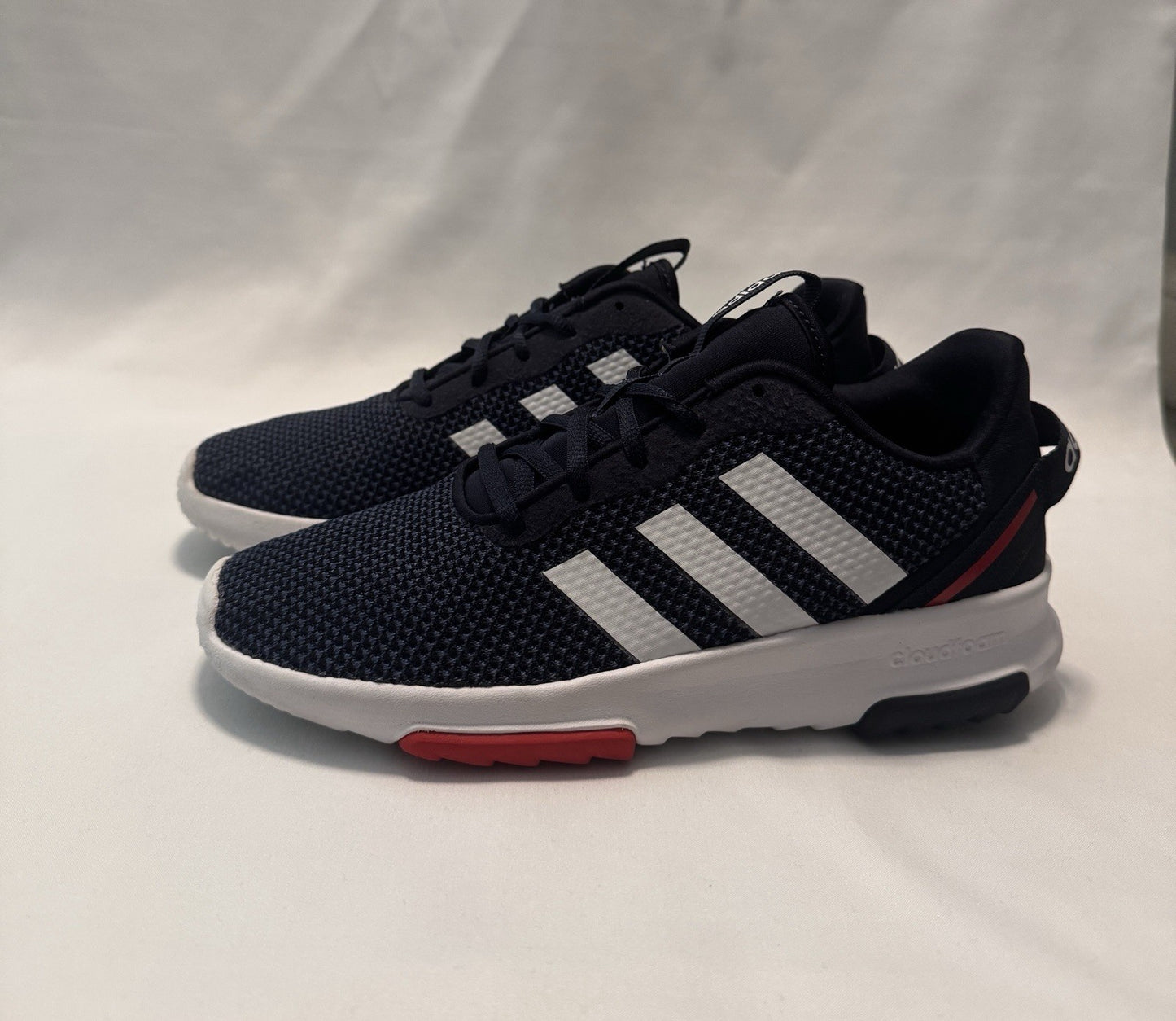 Adidas Racer TR 21 Navy/White/Red Unisex Kids Size 5.5Y  Pre-owned - Sole Essentials