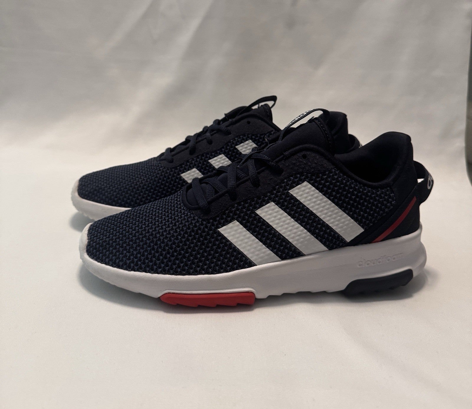 Adidas Racer TR 21 Navy/White/Red Unisex Kids Size 5.5Y  Pre-owned - Sole Essentials