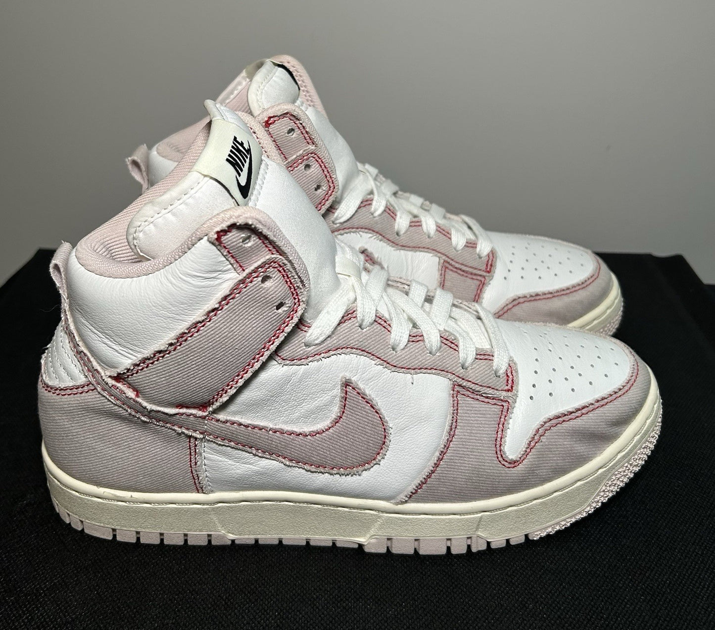 Nike Dunk High 1985 Barely Rose Denim Men's Size 7.5 DQ8799-100 CLEAN - Sole Essentials