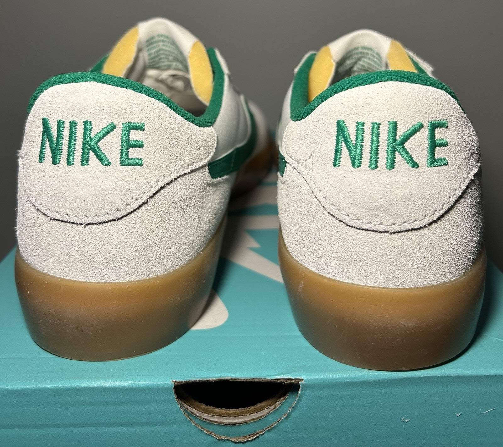 NIKE Sb Heritage Vulc Mens Sneakers White/Green - Sole Essentials