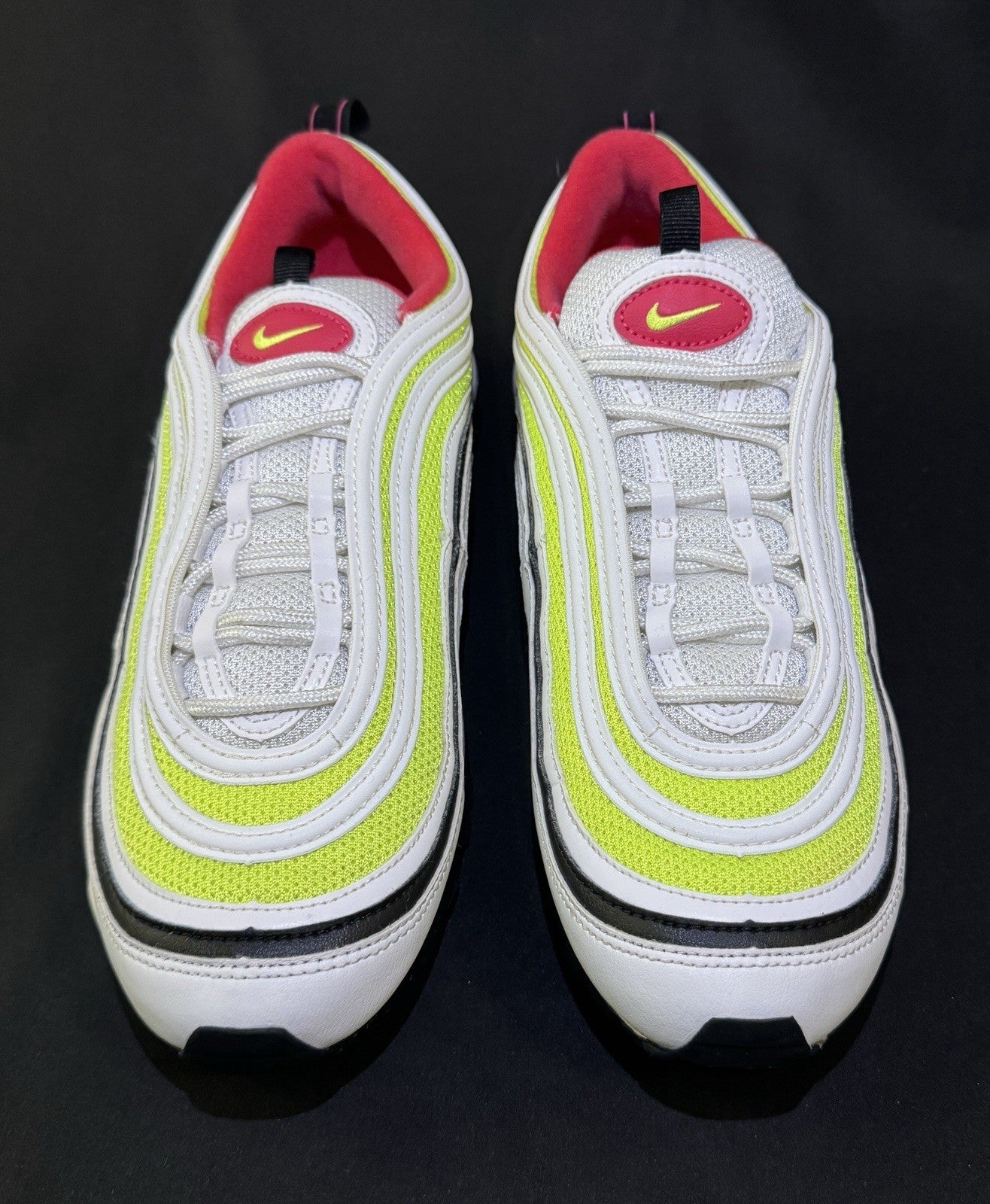 Nike Air Max 97 Volt Pink Men’s Size 8 CI9071-100 Clean/Pre-Owned No Box - Sole Essentials