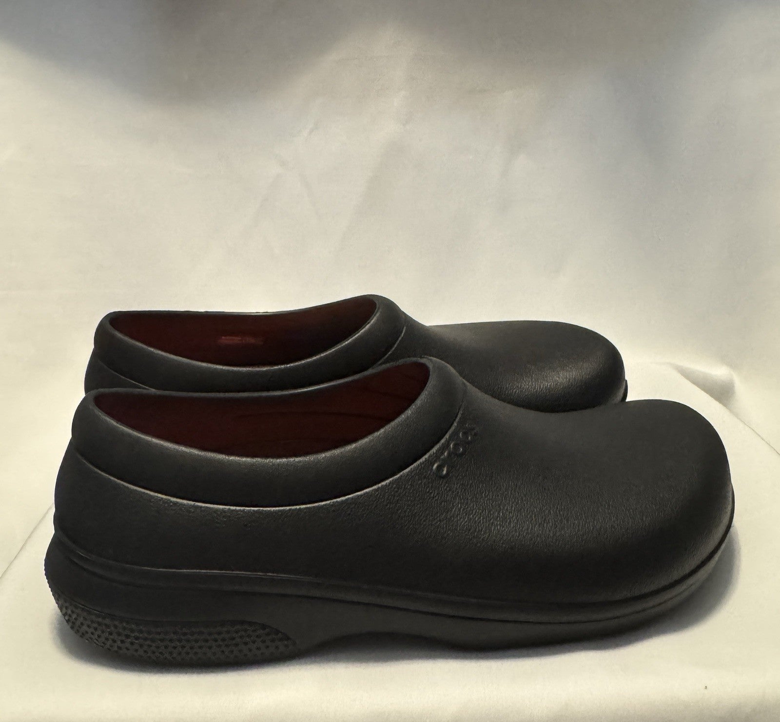 Crocs On-The-Clock Work Clogs Black Slip Resistant LiteRide Insole Men’s Size 10 - Sole Essentials