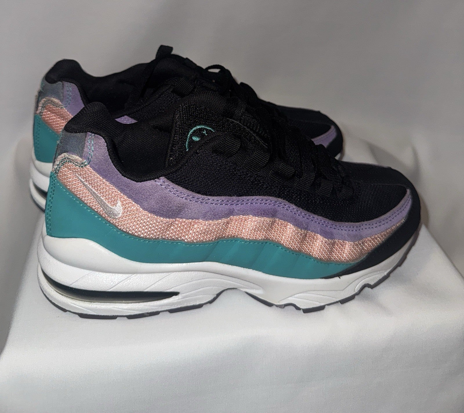 Nike Air Max 95 GS “Have A Nike Day” Black Teal Purple Pink Size 7Y/Women's 8.5 CI5645-001 - Sole Essentials