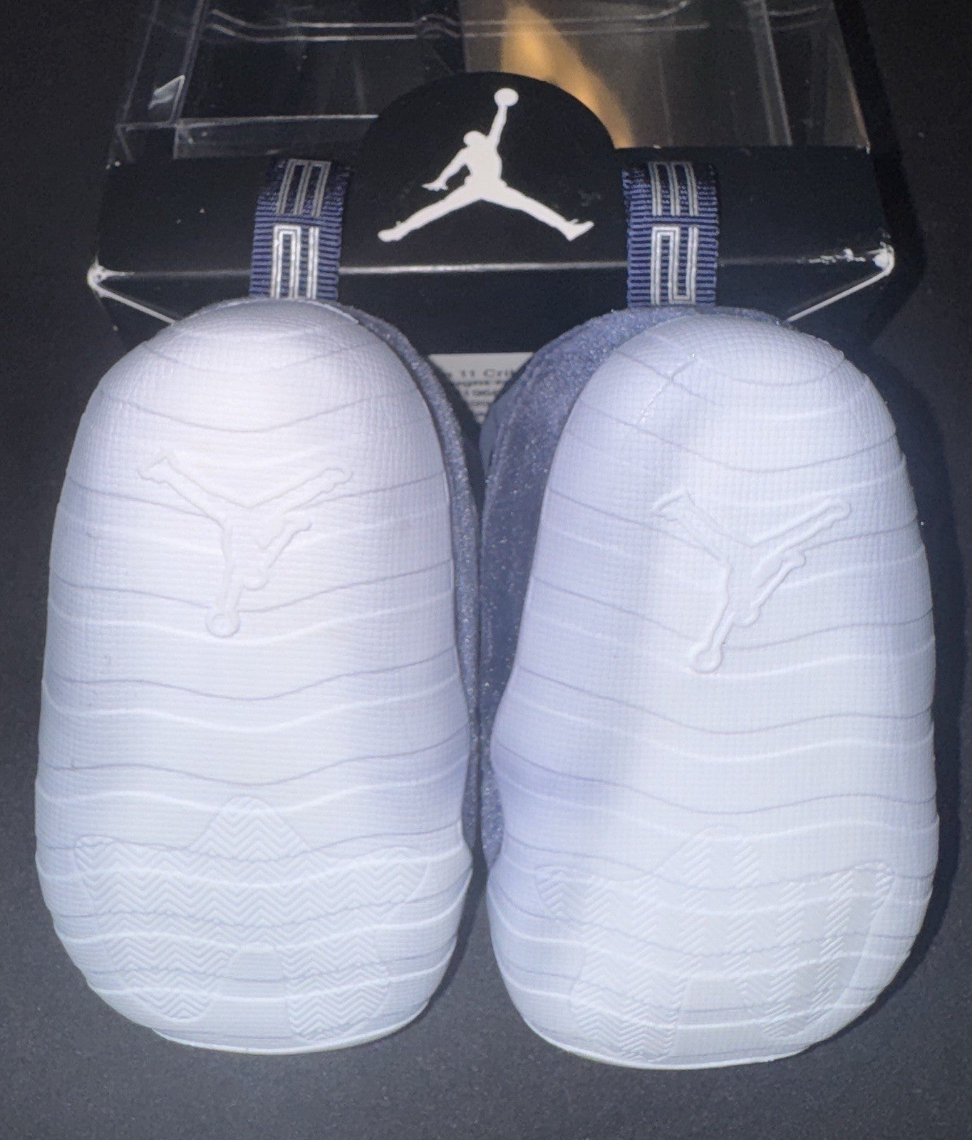 Nike Air Jordan 11 Retro Midnight Navy Velvet Crib Bootie FB1968-441 Size 4C - Sole Essentials