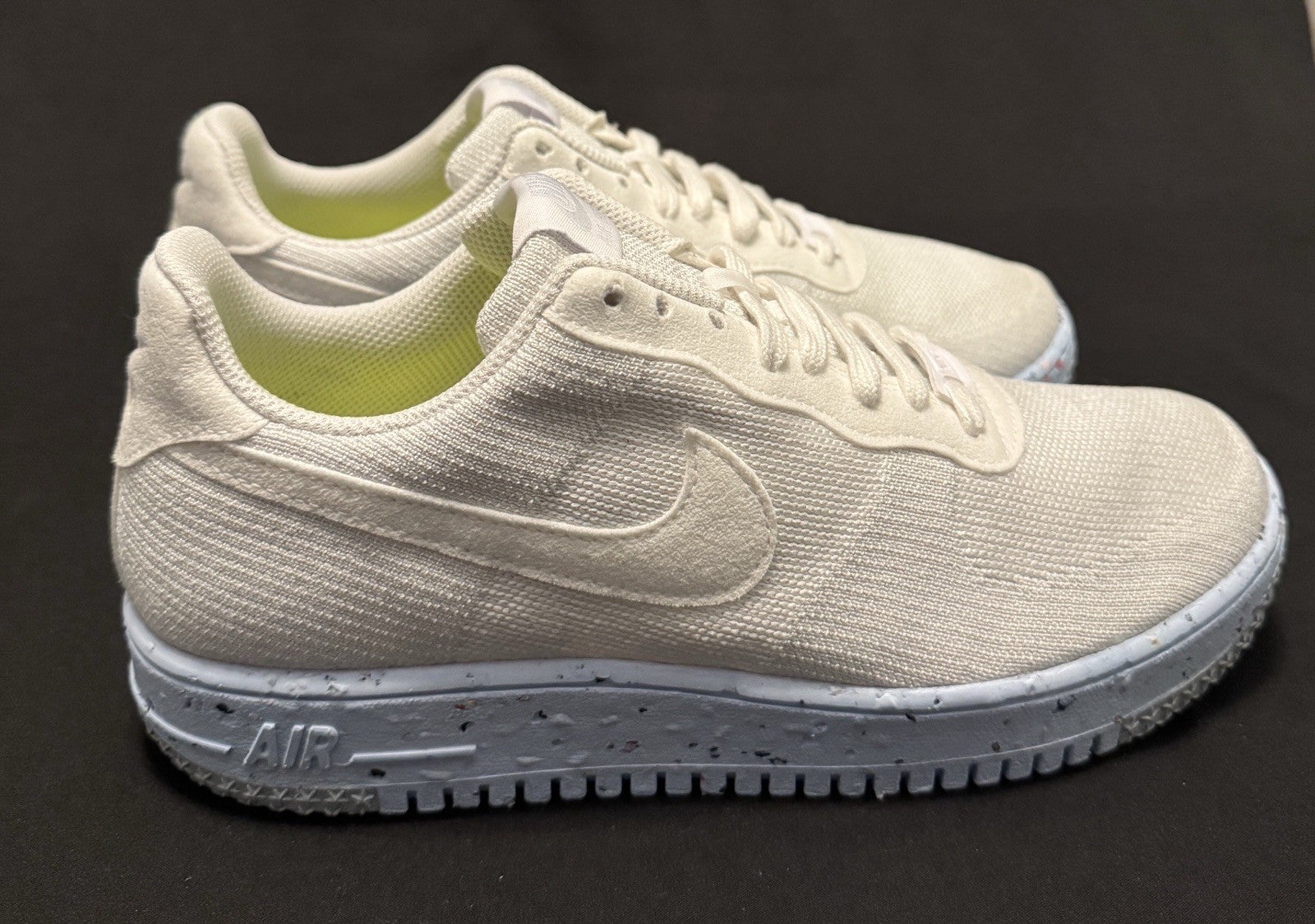 Nike Air Force 1 Crater Flyknit Pure Platinum Women’s Size 9.5  Pre-owned - Sole Essentials