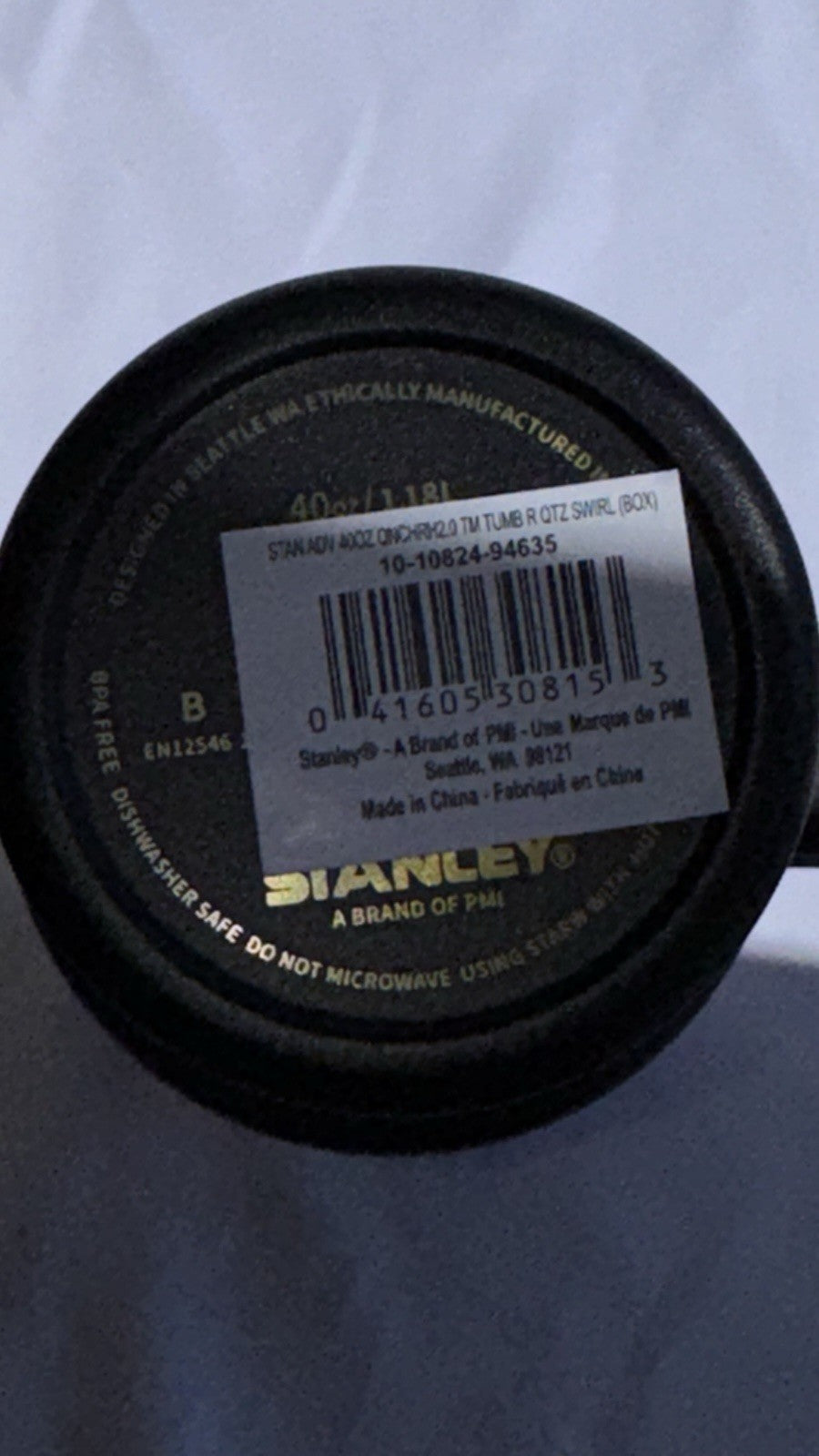 Brand New Black Chroma Collection Stanley 40 oz Tumbler New In Box - Sole Essentials