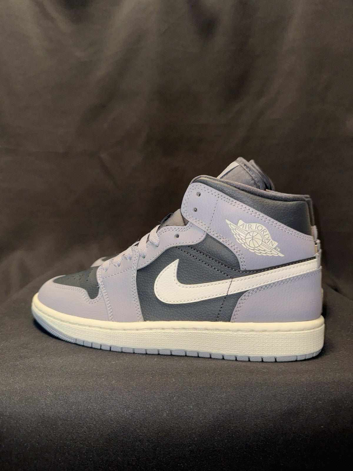 Air Jordan 1 Mid Cement Grey Women’s Size 8 BQ6472-022 Preowned/CLEAN - Sole Essentials