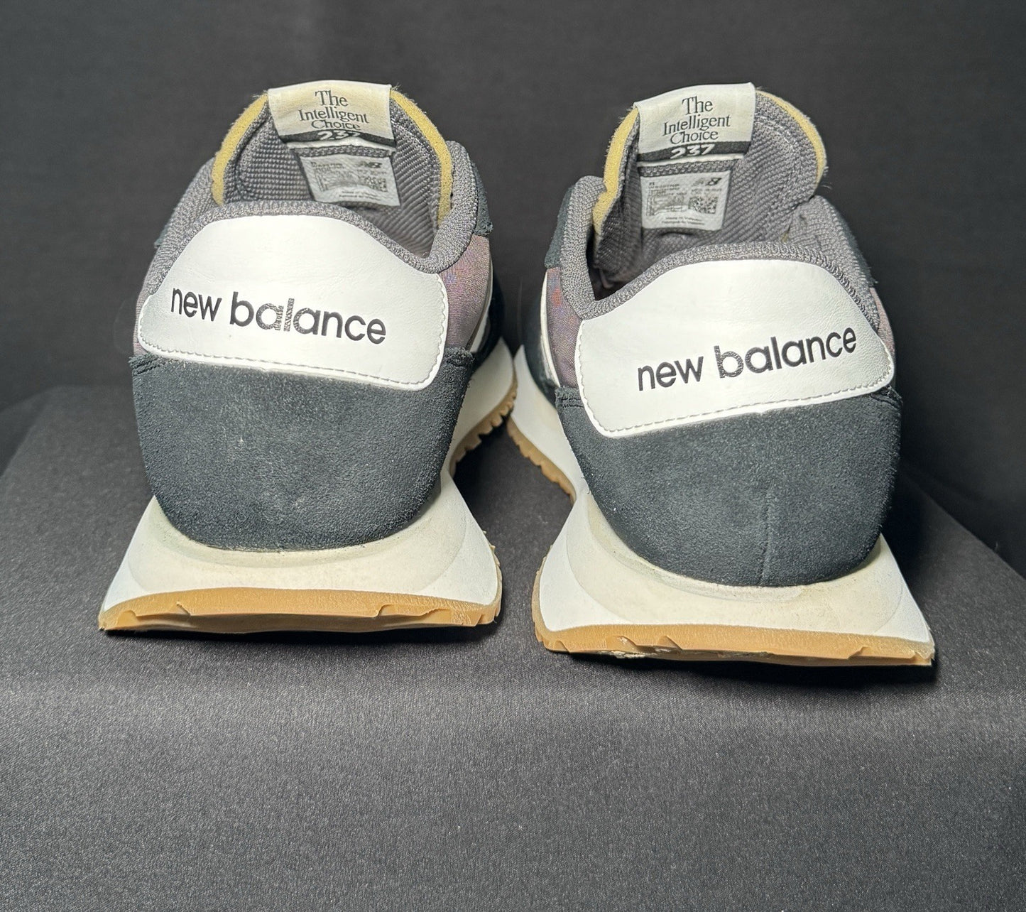 New Balance 237 Black Magnet Sea Salt Womens Size 11 WS237NB  Pre-owned - Sole Essentials