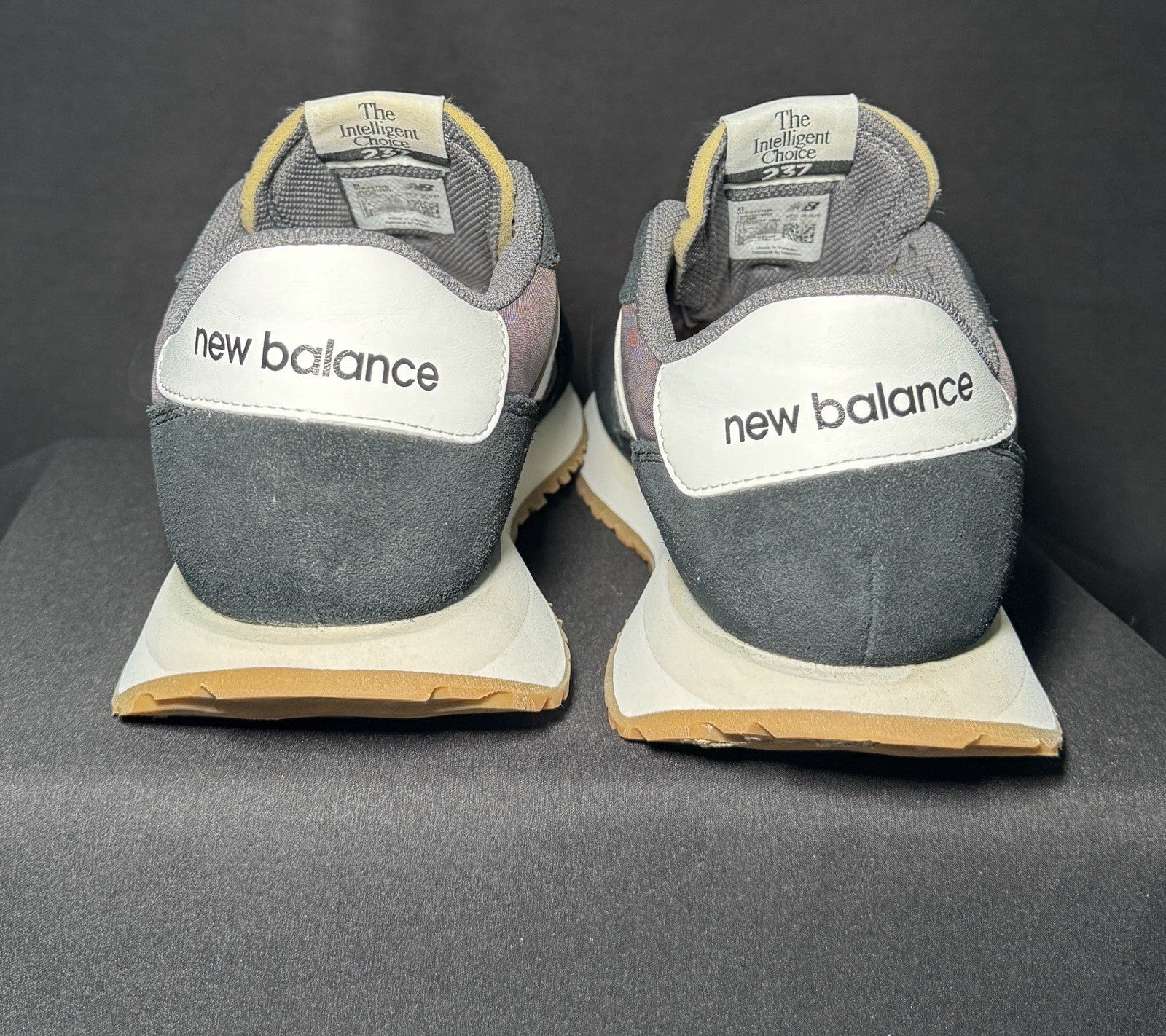 New Balance 237 Black Magnet Sea Salt Womens Size 11 WS237NB  Pre-owned - Sole Essentials