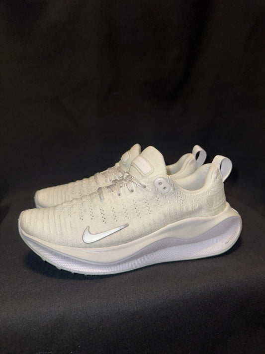 Nike Women's ReactX Infinity Run 4 White Metallic Silver Size 6.5 - Sole Essentials