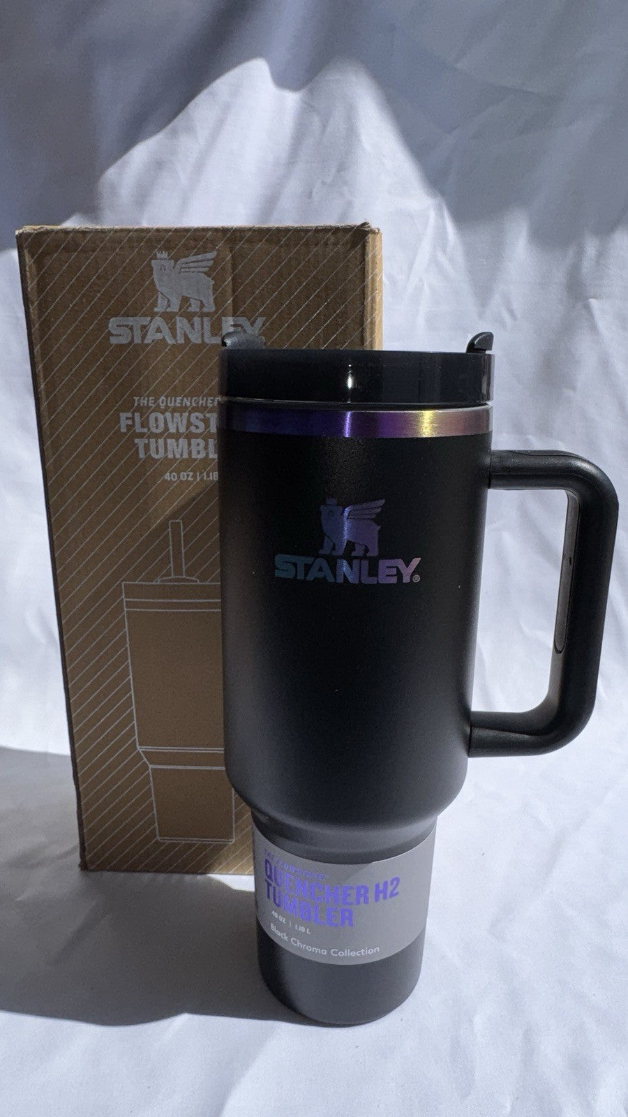 Brand New Black Chroma Collection Stanley 40 oz Tumbler New In Box - Sole Essentials