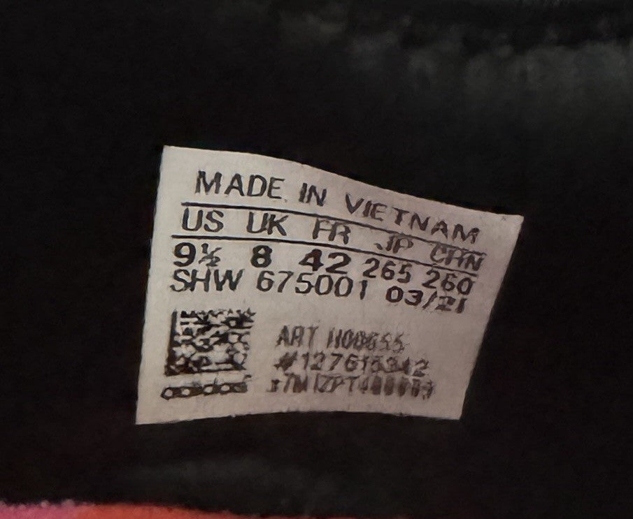 adidas Marimekko x NMD_R1 Laine Wave Women’s Size 9.5 Black White Pink GX8765 Pre-Owned - Sole Essentials