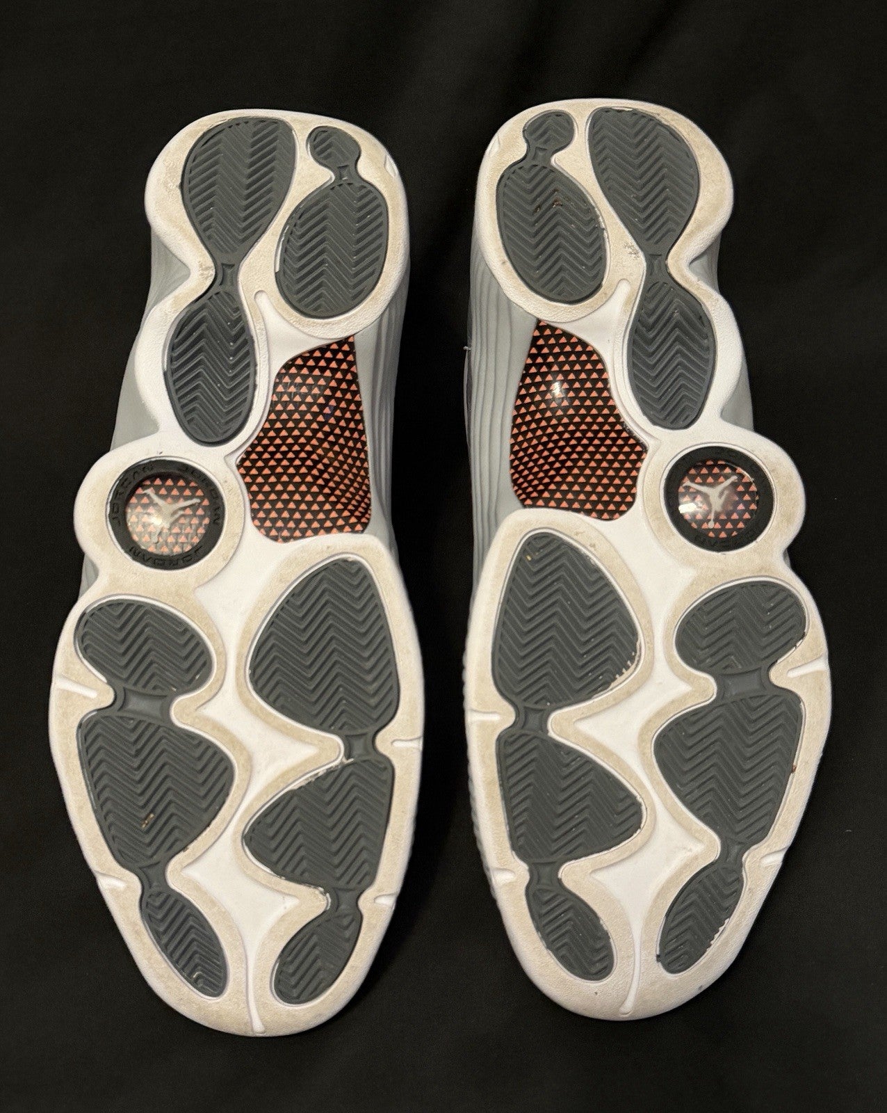 Size 14 - Air Jordan Jumpman Team 2 Cool Grey Total Orange 819175-008 Pre-owned - Sole Essentials