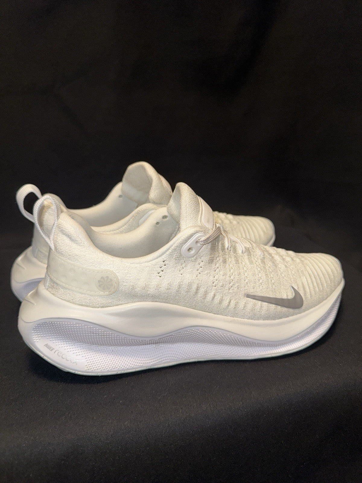 Nike Women's ReactX Infinity Run 4 White Metallic Silver Size 6.5 - Sole Essentials