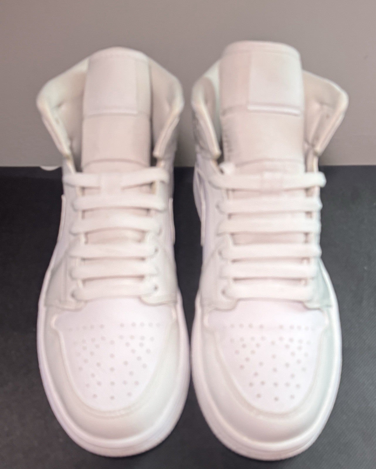 Nike Air Jordan 1 Mid “Triple White” (BQ6472-100) Women’s Size 8.5 - Sole Essentials