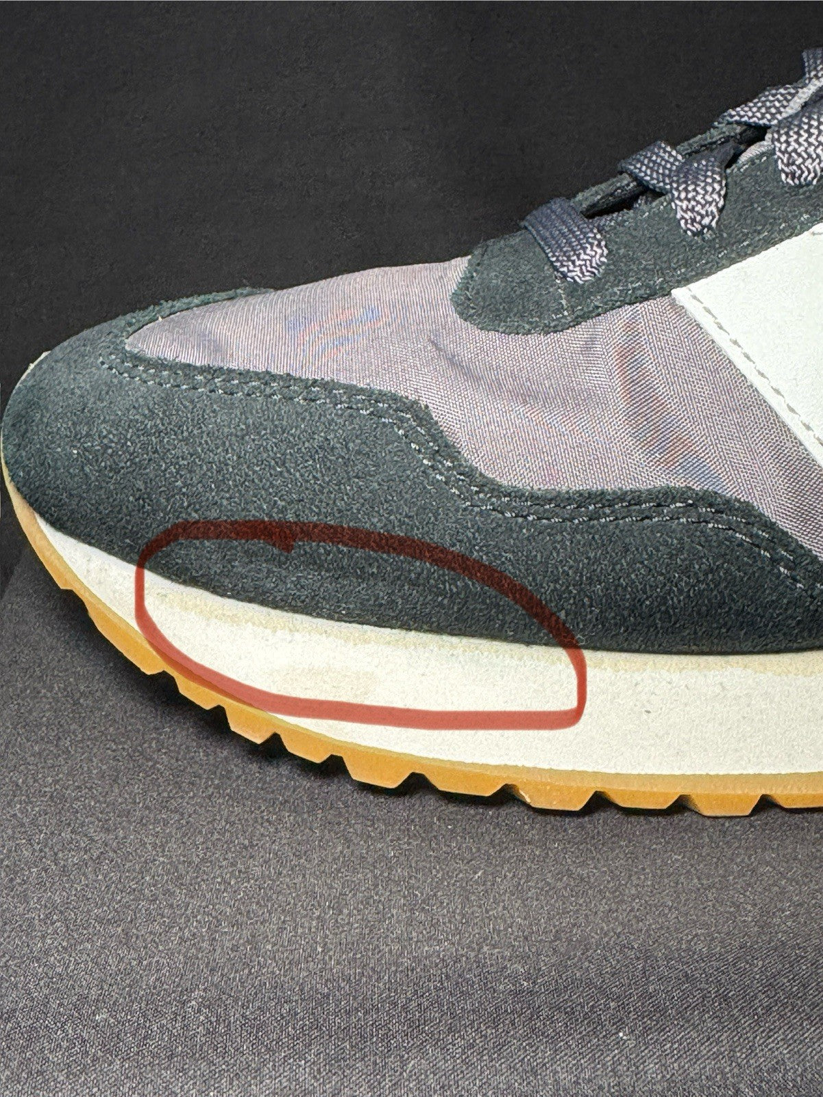 New Balance 237 Black Magnet Sea Salt Womens Size 11 WS237NB  Pre-owned - Sole Essentials