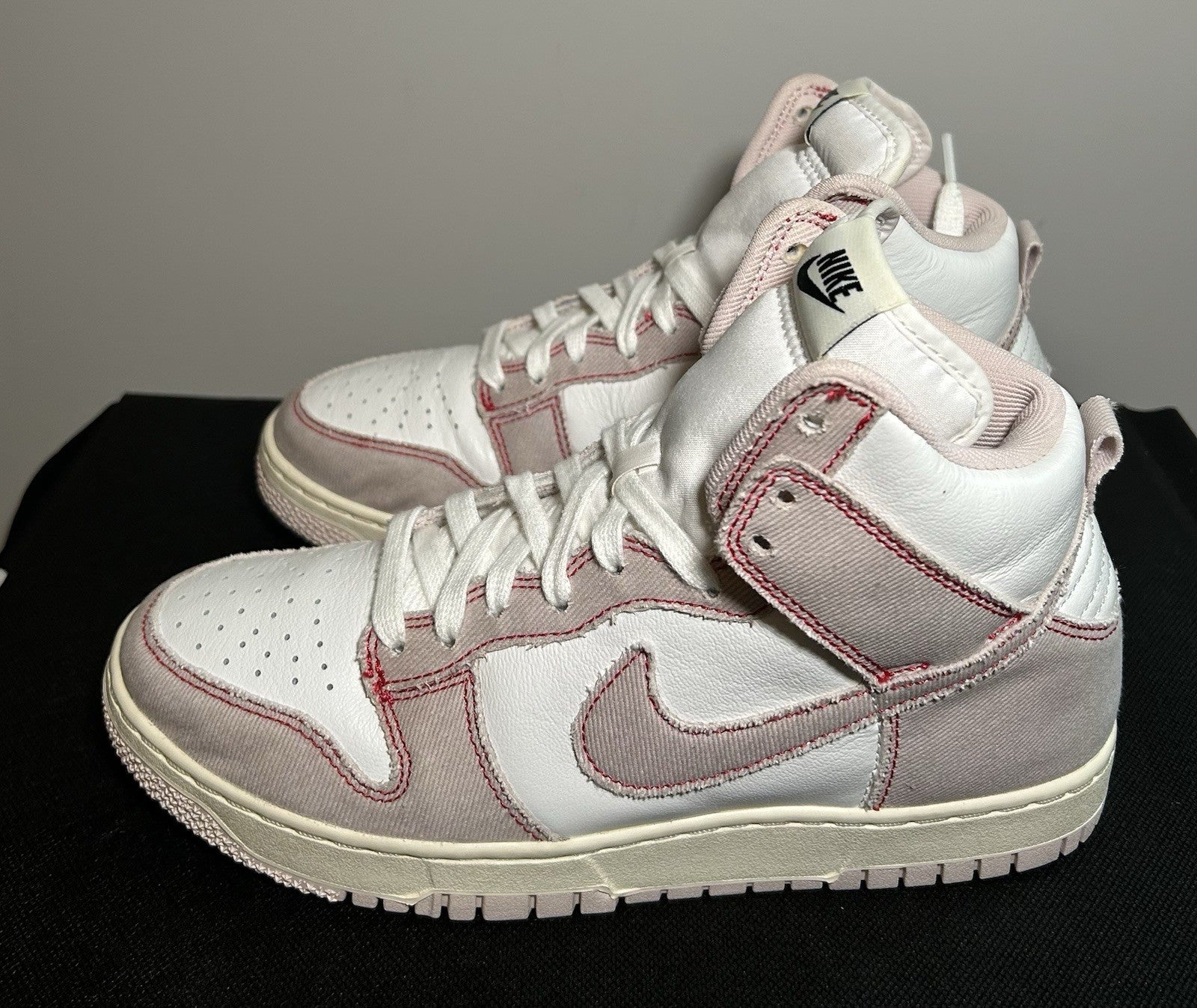 Nike Dunk High 1985 Barely Rose Denim Men's Size 7.5 DQ8799-100 CLEAN - Sole Essentials