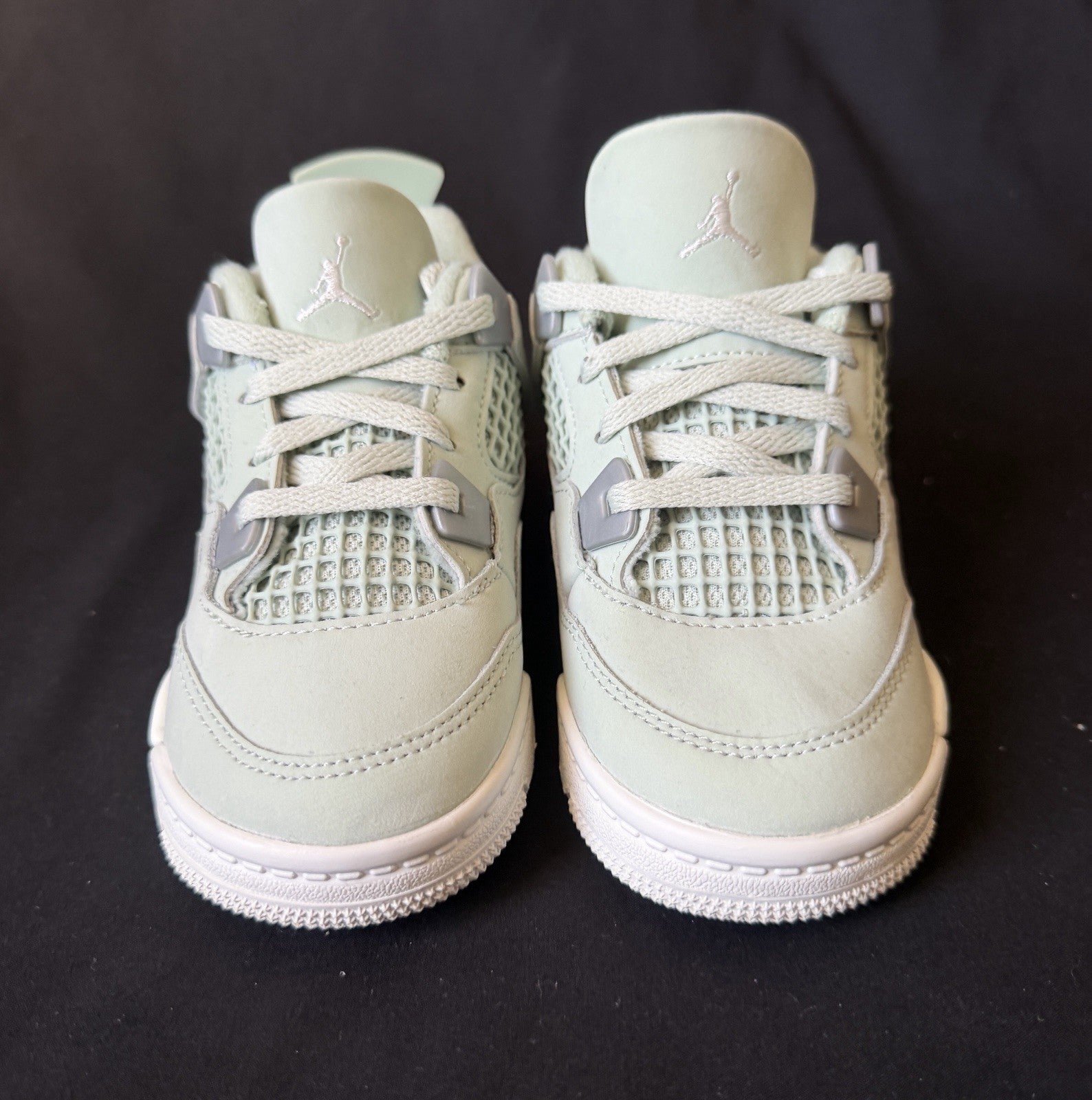 Baby/Toddler's Air Jordan Retro 4 “Seafoam Sail” HV4384-003 Size 9C Pre-Owned - Sole Essentials