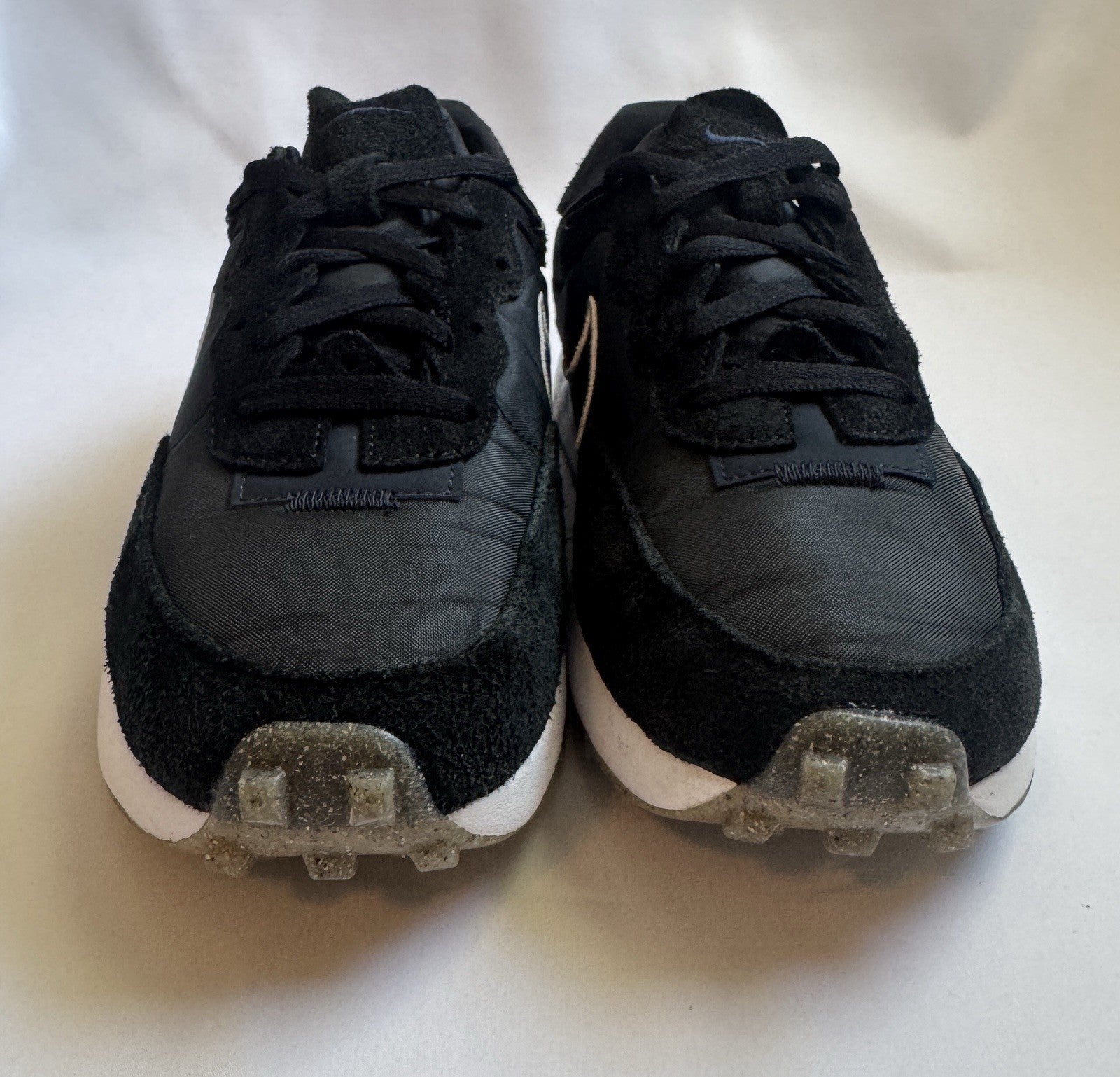 Nike Fontanka Waffle Black White Women’s Size 8.5  Pre-owned - Sole Essentials