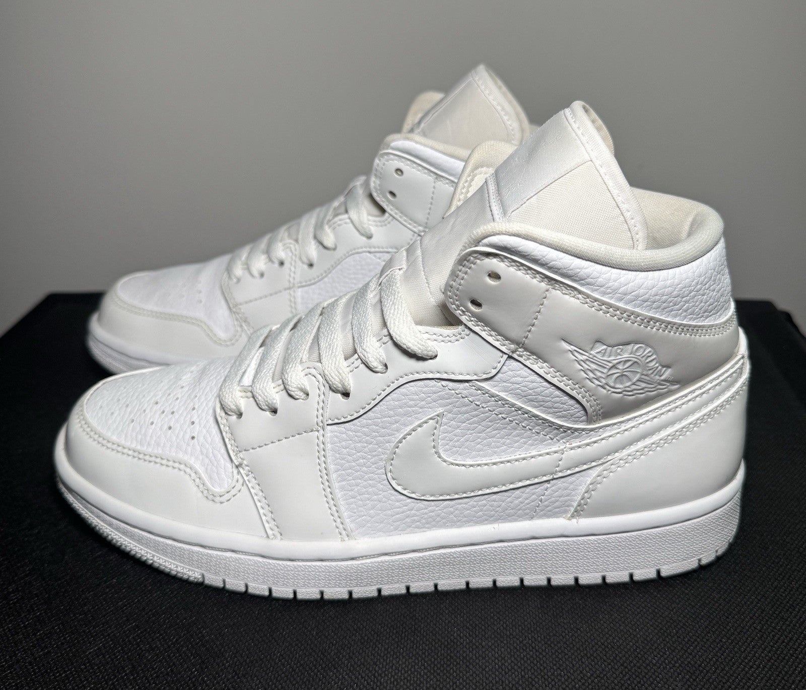 Nike Air Jordan 1 Mid “Triple White” (BQ6472-100) Women’s Size 8.5 - Sole Essentials