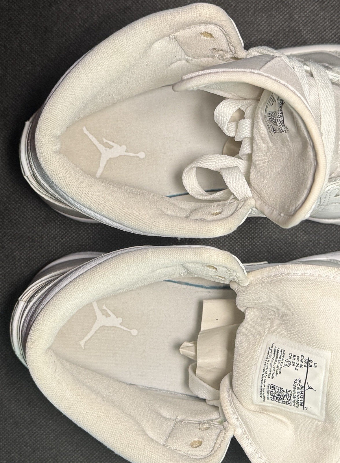 Nike Air Jordan 1 Mid “Triple White” (BQ6472-100) Women’s Size 8.5 - Sole Essentials