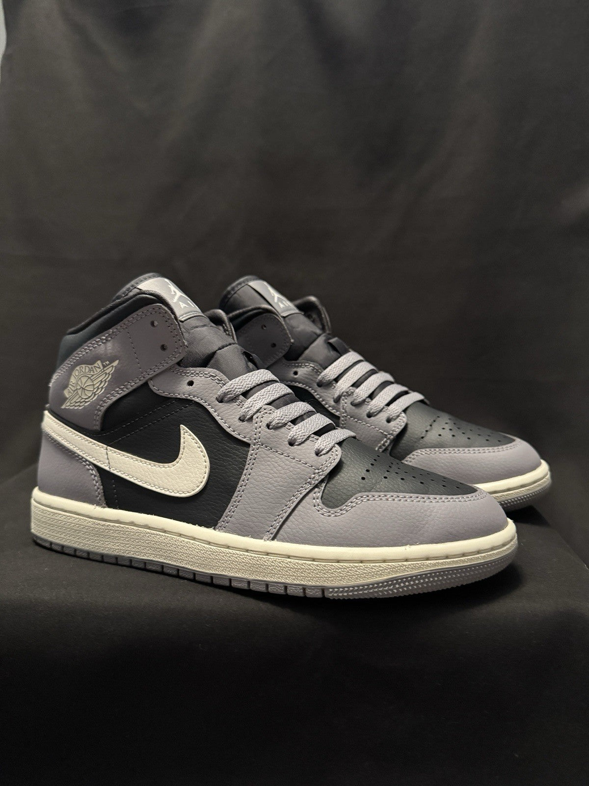 Air Jordan 1 Mid Cement Grey Women’s Size 8 BQ6472-022 Preowned/CLEAN - Sole Essentials
