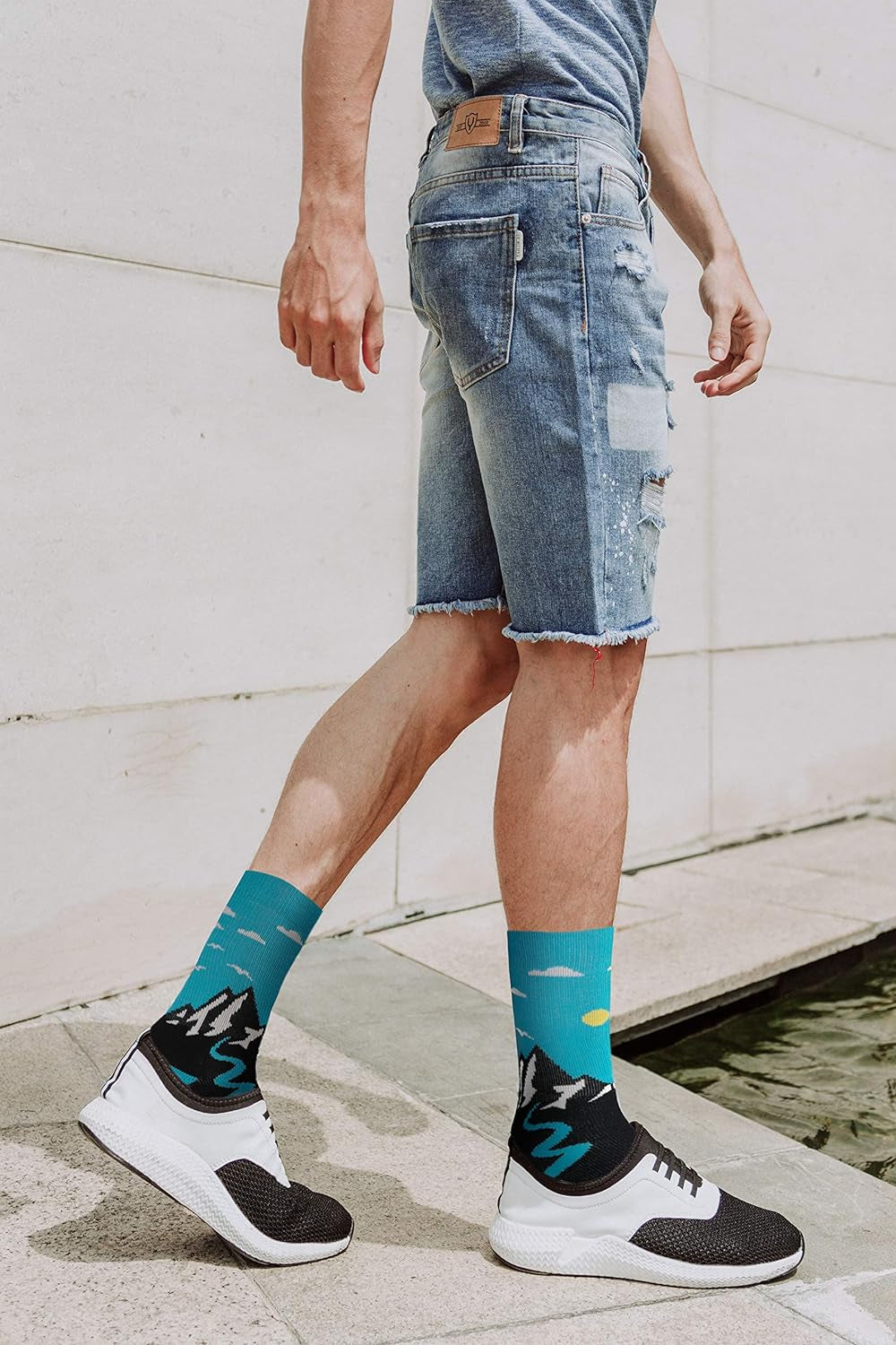 Rule No.6 Bamboo Crew Socks for Women and Men, Compression Socks, Comfy Womens - Sole Essentials