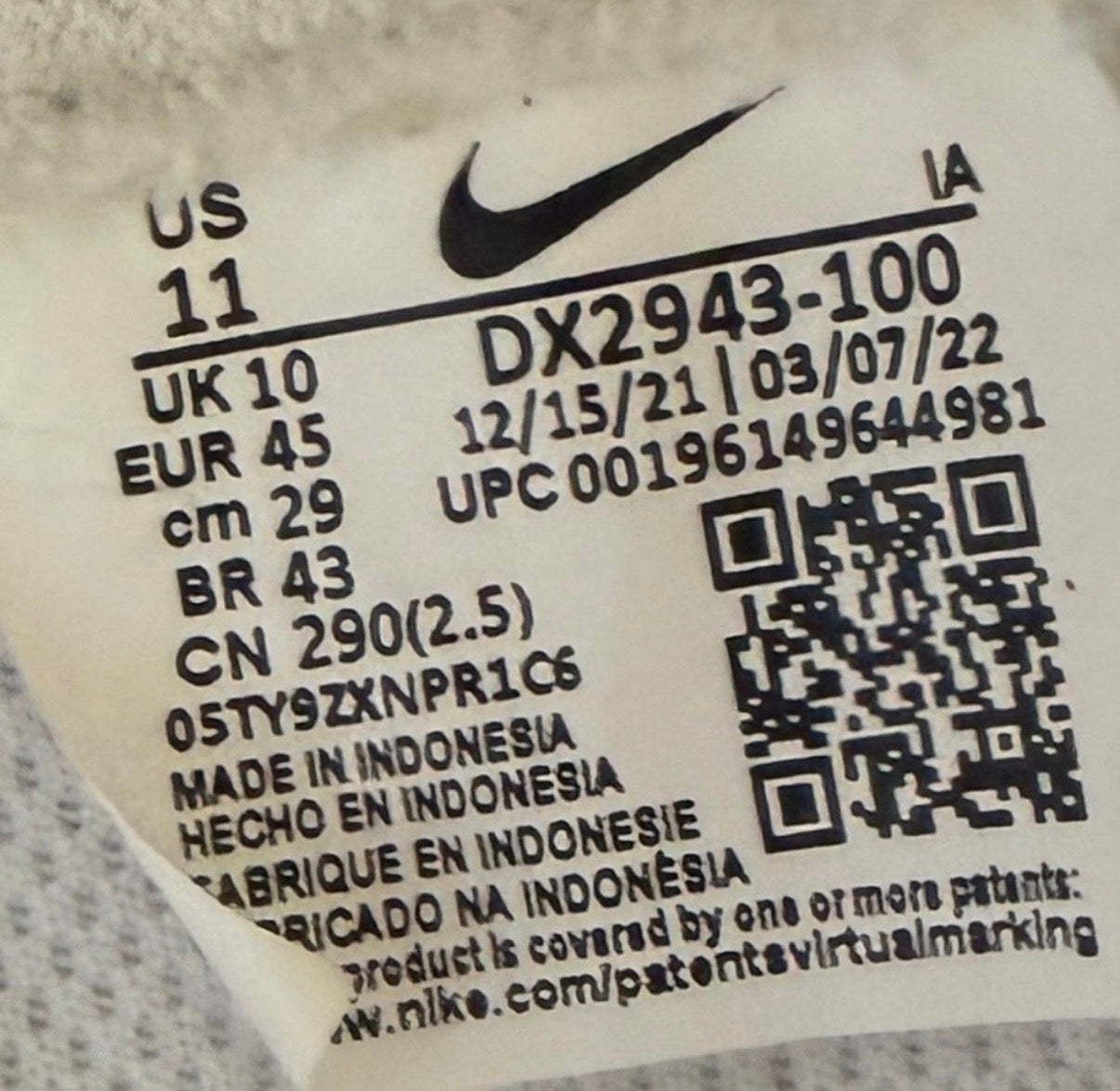 Nike Waffle Debut SE “Summit White / University Blue / Volt” – Men’s Size 11