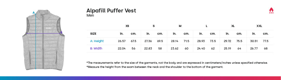 Men's Alpafill Puffer Alpaca Vest - Sole Essentials