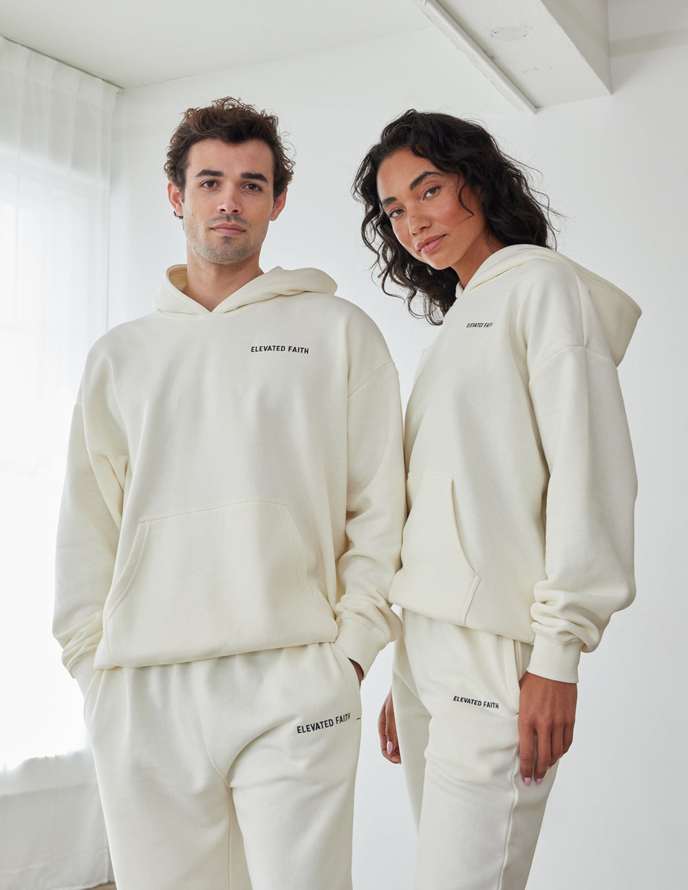 Basics White Sand Unisex Hoodie - Sole Essentials