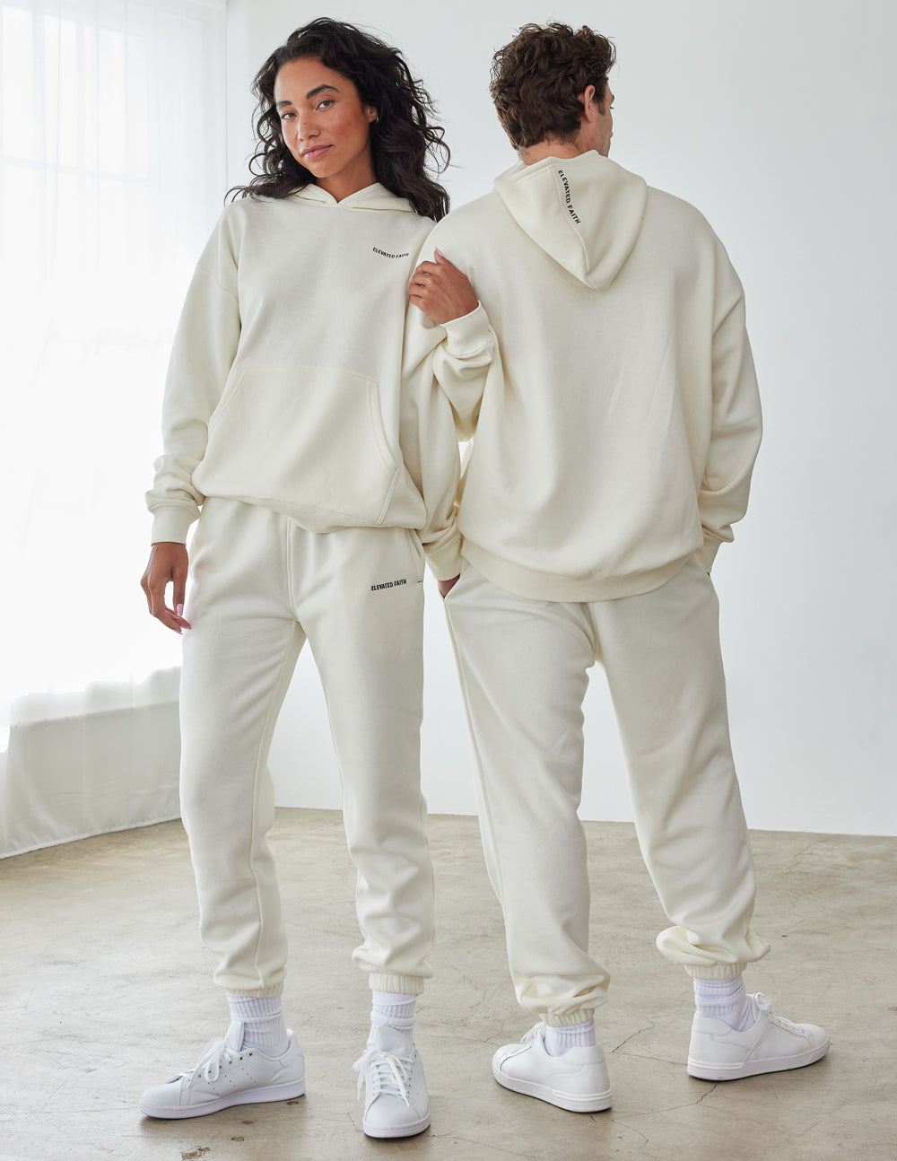 Basics White Sand Unisex Hoodie - Sole Essentials
