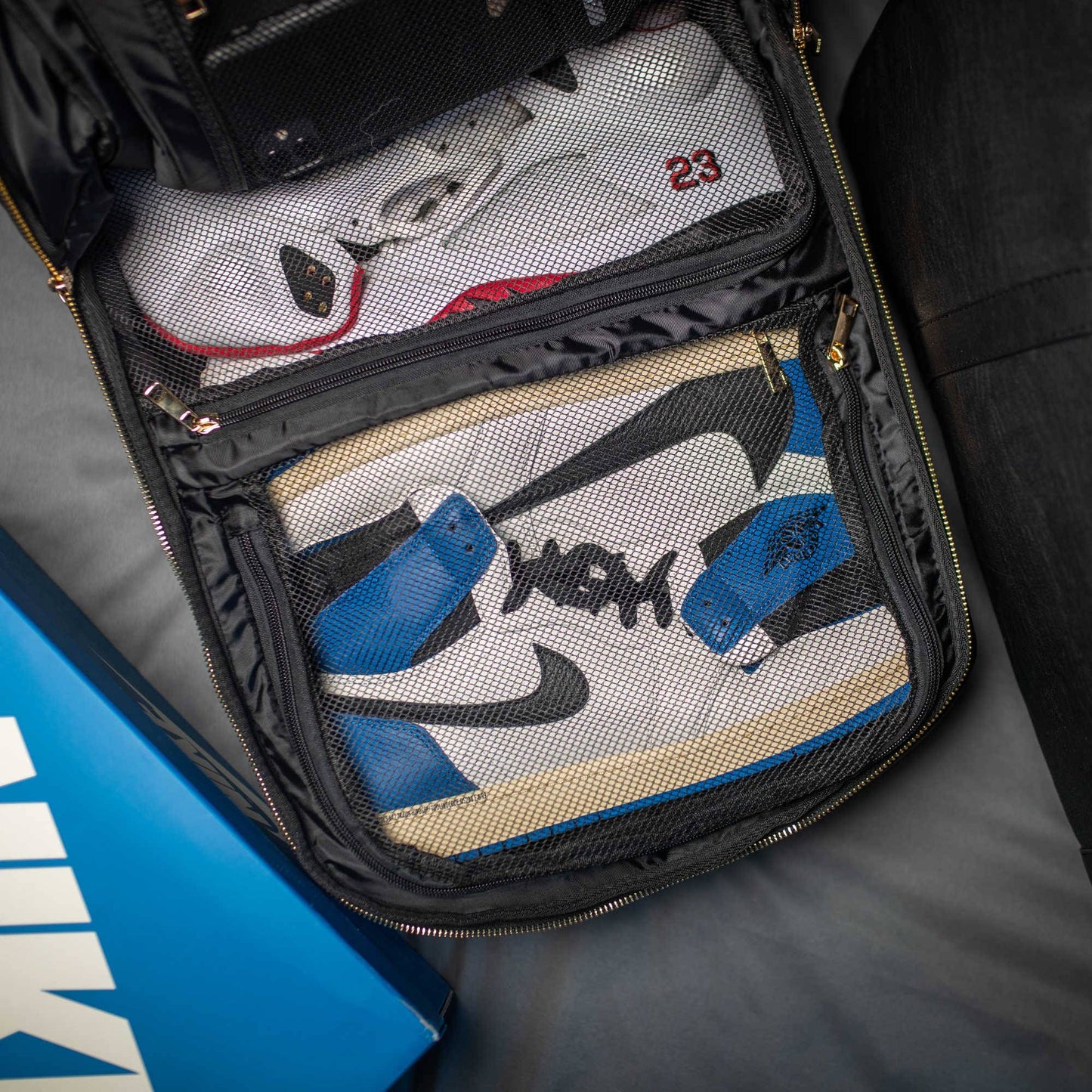 Black Leather Commuter Bag - Sole Essentials