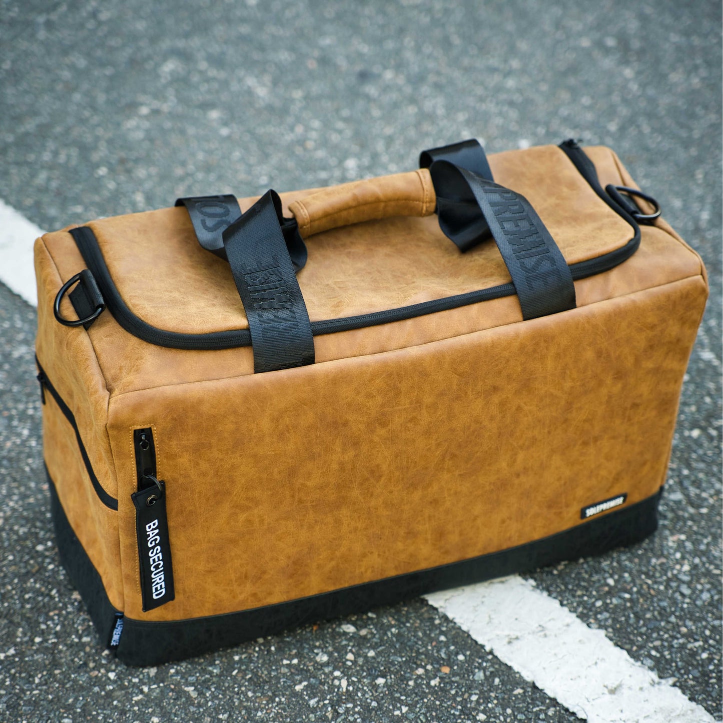 Brown Leather Sneaker Duffle - Sole Essentials
